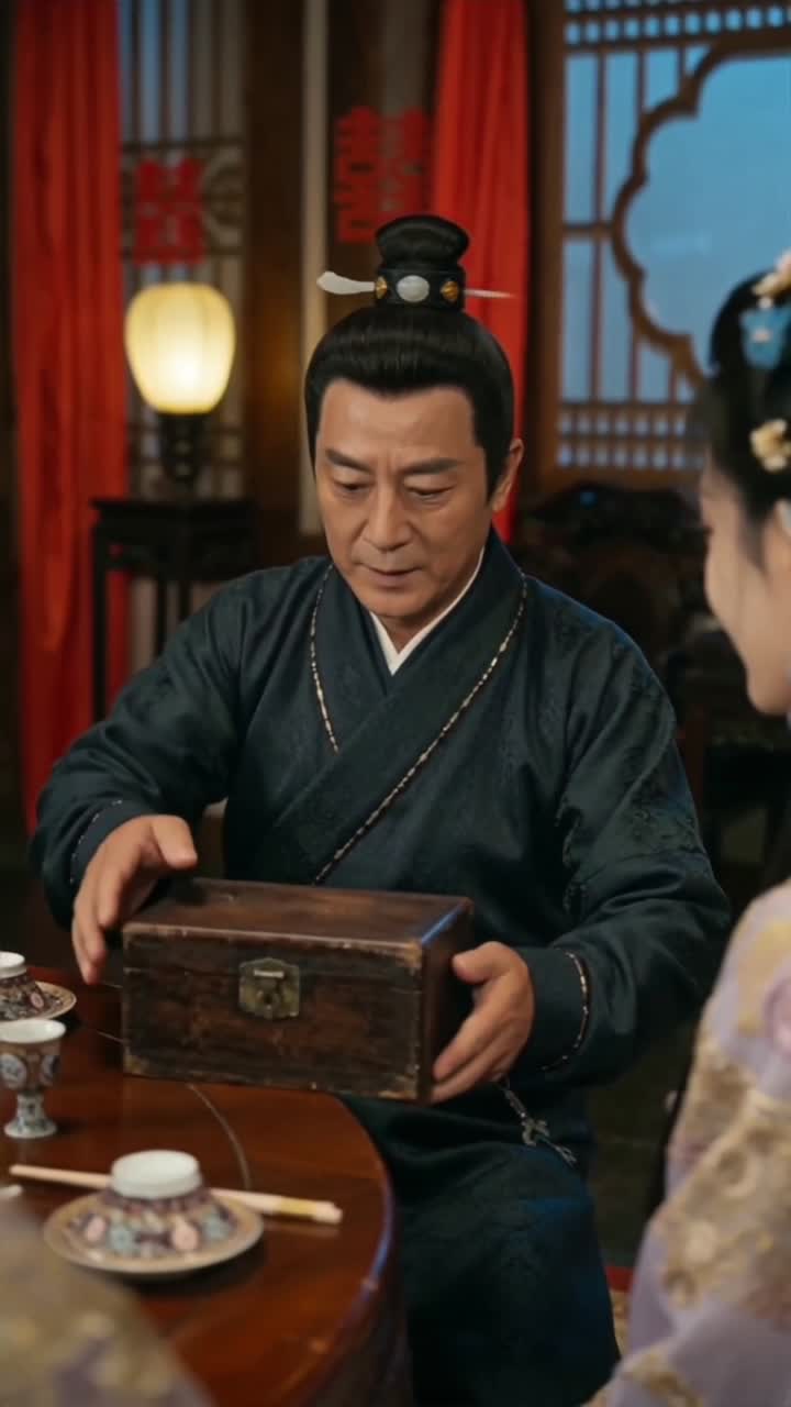 深宅春欲晚实际制作画面